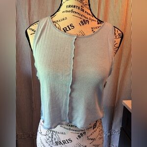 Size large American Eagle patchwork style tank